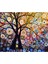 Canvas Mitoloji ve Ağaç Sayılarla Boyama Seti Kasnaklı 1