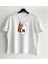Unisex Oversize Bardak Ny Baskılı T-Shirt Basic Kısa Kollu Bisiklet Yaka 1