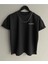 Unisex Oversize Los Angeles Yazılı T-Shirt Basic Kısa Kollu Bisiklet Yaka 1