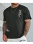 Erkek Believe Baskılı Oversize T-Shirt 1