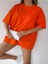 Oversize Basıc T-Shirt Kısa Kollu Bisiklet Yaka 1