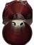 Saz 362B-BR Alüminyum Darbuka Zilli Bordo 20 cm 2