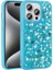 Apple iPhone 15 Pro Max Kılıf Parlak Taşlı Tasarım Zore Linea Kapak 1