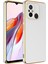 Xiaomi Redmi 12C Kılıf Zore Kenarı Gold Renk Silikon Bark Kapak 1