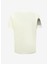 Kırık Beyaz Erkek Bisiklet Yaka Baskılı T-Shirt D4SM-TST3249 2