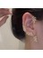 B2383-2-1 G Zirkon Kelebek Küpe Manşet Kulak Klipsi Kadınlar Kızlar Için Moda Kulak Kancası Hiçbir Piercing Yapraklar Küpe Düğün Takı Hediye (Yurt Dışından) 4