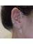 B2383-2-1 G Zirkon Kelebek Küpe Manşet Kulak Klipsi Kadınlar Kızlar Için Moda Kulak Kancası Hiçbir Piercing Yapraklar Küpe Düğün Takı Hediye (Yurt Dışından) 5