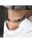 Kırmızı 1 Adet Boho El Yapımı Adam Tüy Deri Halat Halhal Barefoot Sandal Plaj Takı Gadget Erkekler (Yurt Dışından) 3