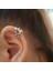 Gümüş 2021 Moda Kurbağa Kulak Manşetleri Siliver Kulak Manşet Klip Küpe Kadınlar Için Earcuff Hiçbir Piercing Sahte Kıkırdak Küpe (Yurt Dışından) 2