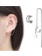 No.2 Boyutu Yeni Kulak Manşet Klip Zincir Küpe Kadınlar Için Yıldız Püskül Klips Küpe Moda Kore Gümüş Renk Takı Femme Earcuff (Yurt Dışından) 1