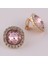 Altın Pembe Grace Jun Yeni Rhinestone Kristal Klip Küpe Kadınlar Için Deldi Yok Parti Düğün Lüks Gelin Hiçbir Kulak Deliği Küpe (Yurt Dışından) 1