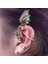 Kırmızı Dragon Kulak Klipsi Vintage Punk Takı Aksesuarları Kadınlar ve Erkekler Için Küpe Klipsli Küpeler Buklet Oreille Femme Arty (Yurt Dışından) 1
