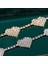 J008202SL Caraquet Lüks Tam Rhinestone Aşk Kalp Kadınlar Için Halhal Altın Gümüş Renk Kristal Çay Bağlantı Ayak Bilezik Takı (Yurt Dışından) 5