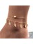 S010ALTIN Et Kadınlar Için Halhal Ayak Aksesuarları Yaz Plaj Barefoot Sandalet Bilezik Bacak Üzerinde Ayak Bileği Kadın Ayak Bileği (Yurt Dışından) 3