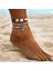 FOV1843 2019 Boho Okyanus Plaj Ayarlanabilir Dize Makrome Midye Deniz Kabuğu Cowrie Ayak Bileği Bilezik Kadınlar Için Beyaz Boncuk Kaplumbağa Halhal (Yurt Dışından) 5