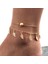 JL011 Goldsilver Renk Bohemia Halhal Kadınlar Için Çok Katmanlı Yıldız Kolye Ayak Zinciri Ayak Bileği Bilezik Boho Halhal Accesorios Mujer (Yurt Dışından) 4