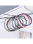 Renk 6 Moda Polyester Hat Halhal Kadınlar Için Renkli Ayarlanabilir Halat Zincir Halhal Bilezikler Ayak Takı Hediyeler 18 cm Uzunluğunda, 1 Parça (Yurt Dışından) 4
