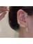 B2471-2 G Zirkon Kelebek Küpe Manşet Kulak Klipsi Kadınlar Kızlar Için Moda Kulak Kancası Hiçbir Piercing Yapraklar Küpe Düğün Takı Hediye (Yurt Dışından) 1