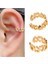 2 Altın Moda Kulak Manşet Klipsli Küpe Piercing Altın Gümüş Renk Yıldız Kalp Zincir Geometri Kıkırdak Earcuff Kadınlar Parti Takı (Yurt Dışından) 3