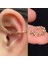 2 Altın Moda Kulak Manşet Klipsli Küpe Piercing Altın Gümüş Renk Yıldız Kalp Zincir Geometri Kıkırdak Earcuff Kadınlar Parti Takı (Yurt Dışından) 5
