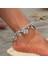 J061 Altın Halhal Vintage Altın Gümüş Renk Halhal Kadınlar Için Fil Kolye Charms Kutusu Zincir Plaj Yaz Ayak Bileği Bilezik Takı (Yurt Dışından) 3