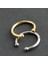 1 Adet Altın Wantme Terling Gümüş Minimalist Moda Kulak Manşet Klip Küpe Kadın Erkek Kız Piercing Olmadan Burun Halkası Takı (Yurt Dışından) 5