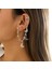 EJ180 Gümüş 20 Moda Altın Metal Püskül Zincir Klip Küpe Kadınlar Için Basit Hiçbir Piercing Sahte Kıkırdak Kulak Manşet Kulak Klipsi Küpe Takı (Yurt Dışından) 1