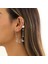EJ180 Gümüş 20 Moda Altın Metal Püskül Zincir Klip Küpe Kadınlar Için Basit Hiçbir Piercing Sahte Kıkırdak Kulak Manşet Kulak Klipsi Küpe Takı (Yurt Dışından) 5
