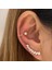 RAM13629 Bohemian No Piercing Kristal Rhinestone Kulak Manşet Küpe Kadınlar Için Wrap Damızlık Klip Küpe Kız Trendy Küpe Takı Bijoux (Yurt Dışından) 5