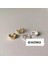 No.5 Boyutu Aomu 1 Adet Minimalist Metal Altın Gümüş Renk Earcuff Geometrik Yuvarlak Kulak Klipsi Kıkırdak Küpe Kadın Kulak Manşet Takı (Yurt Dışından) 5