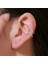 E034JIN Moda Küçük Kulak Manşet Küpe Kadınlar Için Kulak Klipsi Altın Renk Hiçbir Piercing Sahte Kıkırdak Küpe (Yurt Dışından) 4
