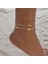 NO.50287 Beden Boho Altın Renk Yıldız Sonsuzluk Halhal Moda Çok Katmanlı Ayak Zinciri Kadınlar Için Yeni Simüle Inci Halhal Bilezik Plaj Takı (Yurt Dışından) 1