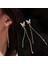 No.8 Boyutu Gümüş Altın Kaplama Kelebek Kulak Klipsi Sahte Piercing Küpe Womeg Zirkon Kulak Manşet Klipsi Moda Takı Hediye (Yurt Dışından) 1