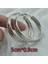 Gümüş Klips 5cm Piercing Olmadan Kadınlar Için Kulak Küpe Üzerinde Klip Gece Kulübü Dj Big Circle Moda Takı Aksesuarları Bayan Küpe (Yurt Dışından) 1