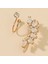 NO.522 Beden Bohemian Hiçbir Piercing Kristal Rhinestone Kulak Manşet Küpe Kadınlar Için Wrap Damızlık Klip Küpe Kız Trendy Küpe Takı Bijoux (Yurt Dışından) 3