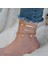 J50072 Modyle Et Kelebek Kolye Halhal Kadınlar Için Moda Altın Renk Basit Zincir Hediyeler Takı (Yurt Dışından) 2
