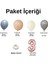 MiniZincirBalonSeti FırtınaMavisi-Duman-ÇölKumu-R.Beyaz+3 34inç RoseFolyoBalon 30Adet+BalonŞerid 2