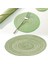 Adet Pot Trivet Büyük Örgülü Dokuma Trivet Coaster, Trivet Pad Yeşil (Yurt Dışından) 4
