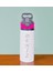Kişiye Özel Isimli Pembe Şerit Pipetli Metal Su Matarası 650ML, Isimli Matara, Arkadaşa Hediye 1