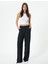 Crop Fitilli Atlet Halter Yaka Biye Detaylı 1