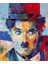 Canvas Renkli Charlie Chaplin Sayılarla Boyama Seti Kasnaklı 1