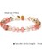 19CM Tarzı 19.karpuz Karpuzu Agates Kuvars Bilezikler Wome Erkekler Için Kristal Aventurin Doğal Taş Taş Boncuklu Bilezik Tekerlek Şekli Benzersiz Stil Reiki Takı (Yurt Dışından) 1