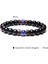 17CM Tarzı Tip 7 Doğal Taş Balck Onyx Lava Boncuk Bilezik Ahşap Boncuk Accessries Lapis Lazuli Gem Stone Charm Bilezik Kadın Erkek Takı Için (Yurt Dışından) 4