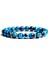 23CM Tarzı Mavi Kaplan Gözü Nazar Bilezik Doğal Taş Mavi Şeytan Gözü Charm Bilezikler Kadın Erkek Trendy Türk Şanslı Etnik Gotik Takı Pulsera (Yurt Dışından) 1