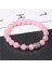 19CM Tarzı Tip 3 Kadın Buda Bilezik Doğal Gül Pembe Kuvars Kristal Taş Boncuk Bilezik Sevimli Lotus Ohm Charm Bilezik Yoga Takı Hediyeler (Yurt Dışından) 2