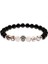 J Moda Budizm Yoga Denge Bilezik Erkekler Bileklik Siyah Mat Doğal Taş Boncuk Bilezik Kadınlar Için Braclet Takı AB216 (Yurt Dışından) 1