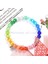 17CM Tarzı Tip 2 8mm Kedi Gözü Taş Boncuk Bilezik Moda Doğal Taş Sevimli Pembe Kromatik Boncuk Bilezik Bileklik Kadınlar Için Takı Hediyeler Pulseira (Yurt Dışından) 5