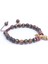 Elastik Ip Tiger Eyes Stone Om Mani Padme Hum Boncuk ile Strand Bilezik Erkekler & Kadınlar Için Tibet Budist Ghanta Takı Şanslı Mala Bilezik (Yurt Dışından) 4
