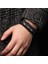 19CM Tarzı Altın Kuğu 4mm Boncuk Bileklik Kadın Erkek Doğal Taş Enerji Reiki Mini Bilezik El Yapımı Elastik Streç Bilezik Pulsera (Yurt Dışından) 5