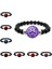 Stil-5 Anime Karikatür Diy Boncuk Bilezik Erkekler Kakashi Uchiha Sharingan Göz Snap Düğmesi Charms Kadınlar Için Bilezik Takı Cosplay Hediye (Yurt Dışından) 4